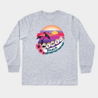 Cocoa beach Kids Long Sleeve T-Shirt